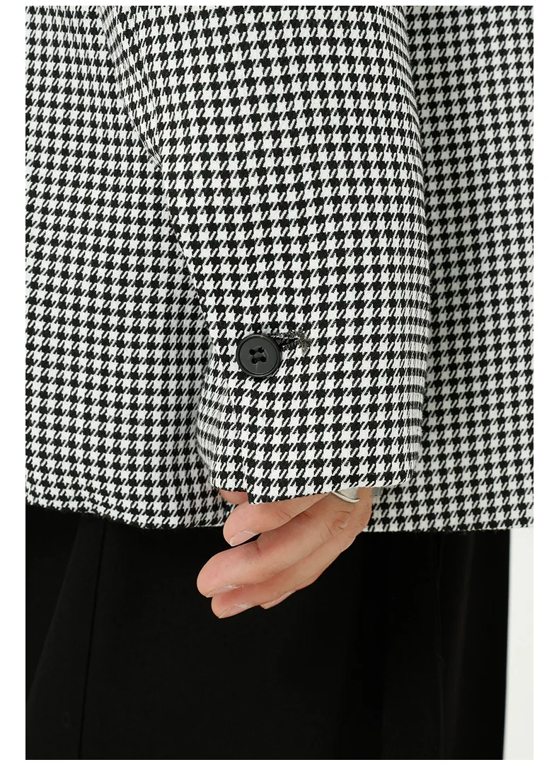 New Male Japan Korea Streetwear Vintage Fashion Suit Coat Outerwear Men New Houndstooth Plaid Casual Suit Blazers Jacket
New Male Japan Korea Streetwear Vintage Fashion Suit Coat Outerwear Men New Houndstooth Plaid Casual Suit Blazers Jacket