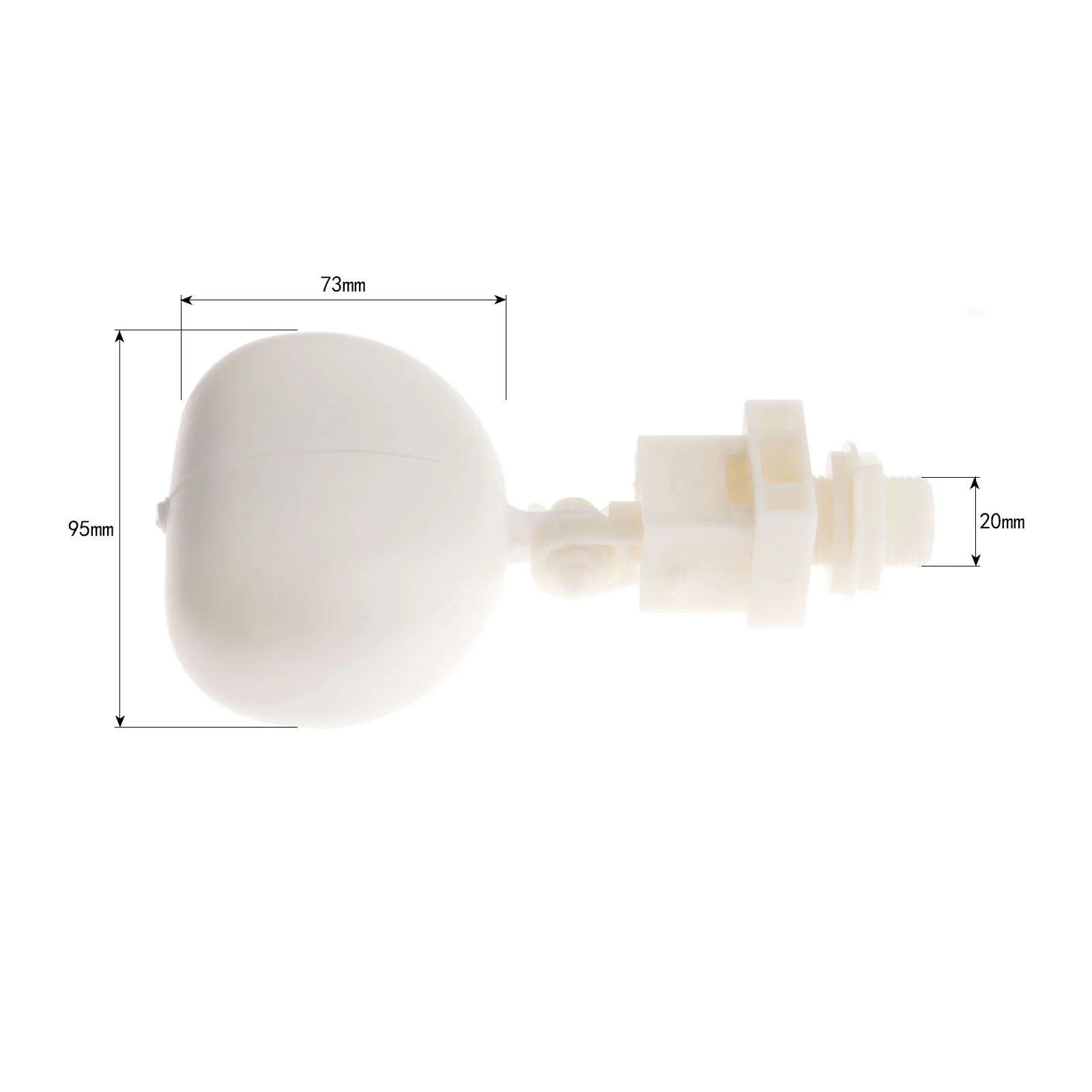 ABS DN15 1/2 Inch OD Float Ball Valve Water Shut Off Ball Valve Automatic Aquarium Tank Fill Hydroponic Sump 20mm Thread
ABS DN15 1/2 Inch OD Float Ball Valve Water Shut Off Ball Valve Automatic Aquarium Tank Fill Hydroponic Sump 20mm Thread