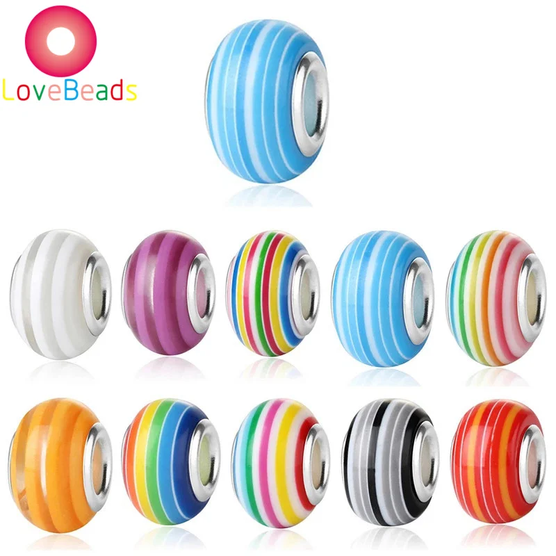 10Pcs Stripe Colorful Rainbow Spacer Bead European Rondelle Beads Fit Pandora Bracelet Pendant Charms Snake Chain Jewelry Making
10Pcs Stripe Colorful Rainbow Spacer Bead European Rondelle Beads Fit Pandora Bracelet Pendant Charms Snake Chain Jewelry Making