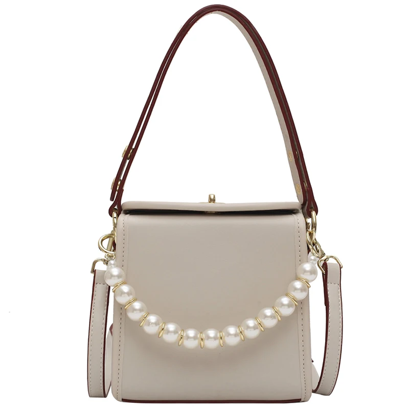 Vintage Leather Shoulder Bags For Women 2020 Pearl Handbag Party Clutch Fashion Messenger Bag Sac Femme Hand Bag Lady Solid Bags
Vintage Leather Shoulder Bags For Women 2020 Pearl Handbag Party Clutch Fashion Messenger Bag Sac Femme Hand Bag Lady Solid Bags