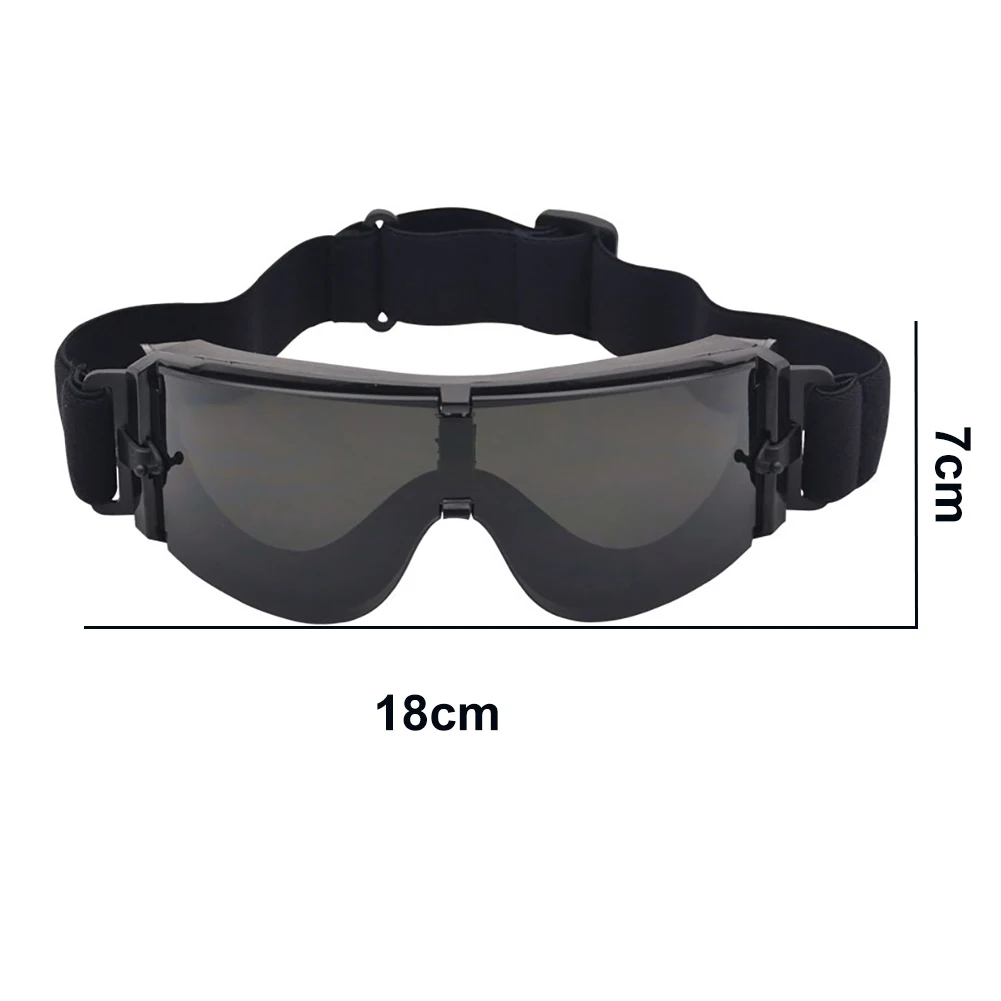 Outdoor Airsoft Paintball Windproof Protection Goggles with 3 lens Anti-UV Glasses Sunglasses Eyewear
Outdoor Airsoft Paintball Windproof Protection Goggles with 3 lens Anti-UV Glasses Sunglasses Eyewear