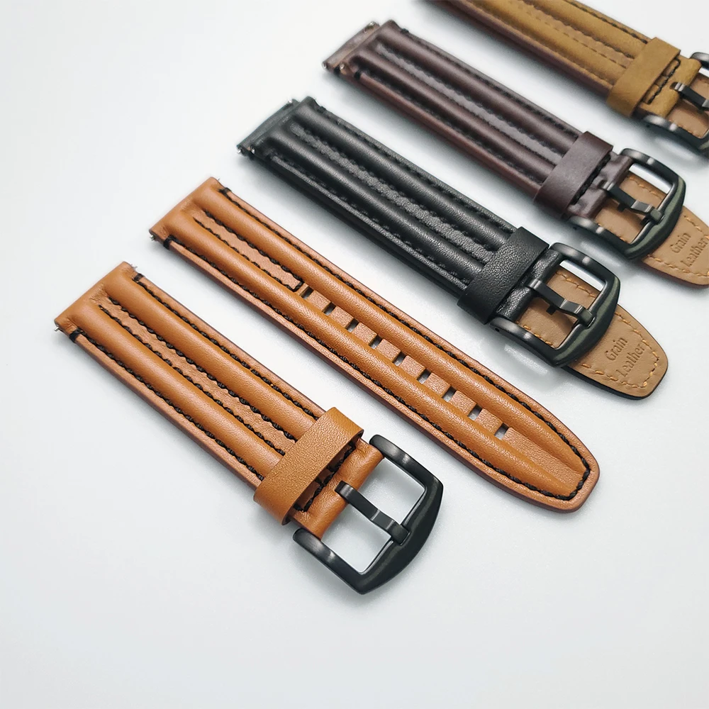 Watchband Band For Huami Amazfit GTR Lite 47mm Genuine Leather Strap for Amazfit Stratos 3 2 Watch Wristband bracelet
Watchband Band For Huami Amazfit GTR Lite 47mm Genuine Leather Strap for Amazfit Stratos 3 2 Watch Wristband bracelet