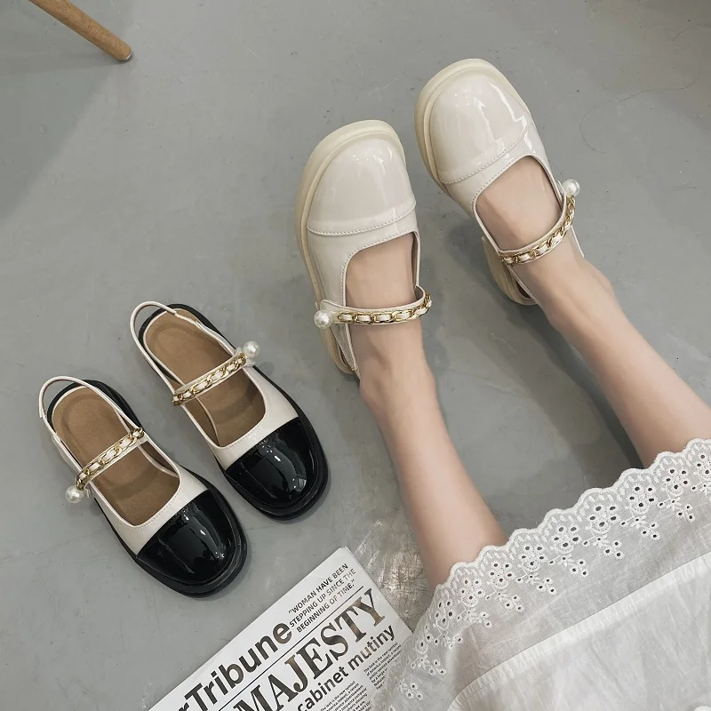 Mary Jane Sandals Straps 2021 Women's Shallow Mouth Female Shoe Clear Heels Med New Girls Spring Medium Summer Closed Comfort L
Mary Jane Sandals Straps 2021 Women's Shallow Mouth Female Shoe Clear Heels Med New Girls Spring Medium Summer Closed Comfort L