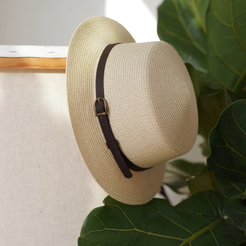 Crazy Hat Women's 20 Summer New College Style Straw Hat Fashion Flat-Top Cap Vintage Top Hat Flat Brim Sun Hat
Crazy Hat Women's 20 Summer New College Style Straw Hat Fashion Flat-Top Cap Vintage Top Hat Flat Brim Sun Hat