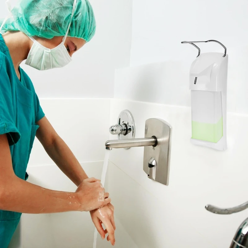 1000ml Wall Mounted Elbow Soap Dispenser Manual Press Liquid Soap Dispensers 
1000ml Wall Mounted Elbow Soap Dispenser Manual Press Liquid Soap Dispensers