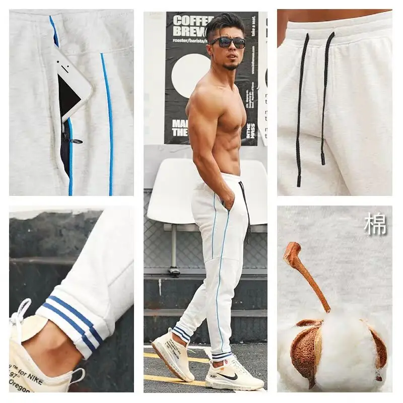 Men's autumn loose muscle fitness pants Fashion comfortable legged running pants
Men's autumn loose muscle fitness pants Fashion comfortable legged running pants