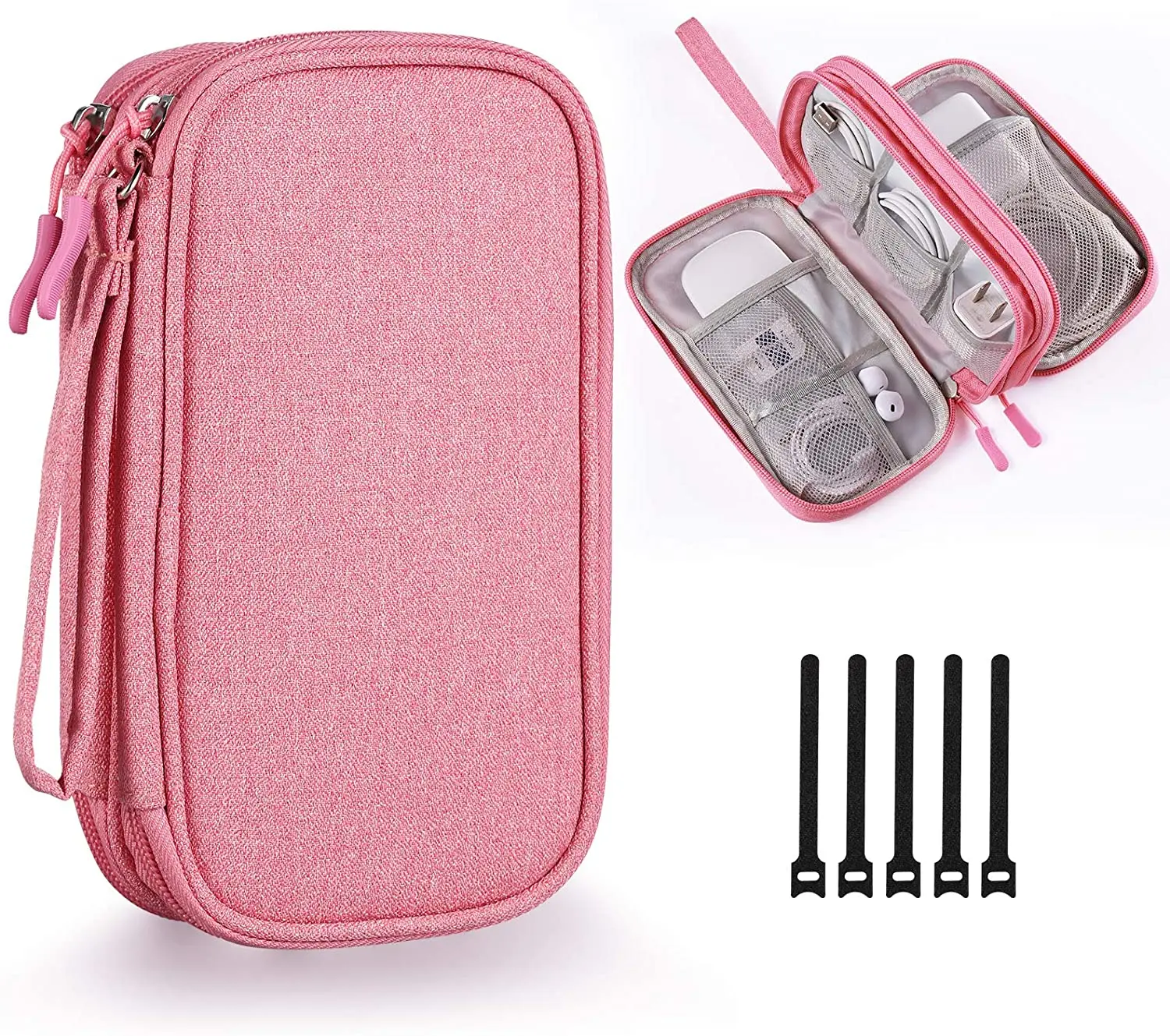2021 Cosmetic Bag Electronic Accessory Storage Bag Travel Bag For Kids' School Supplies Organizer Pouch For Girls (Pink) Clutch
2021 Cosmetic Bag Electronic Accessory Storage Bag Travel Bag For Kids' School Supplies Organizer Pouch For Girls (Pink) Clutch