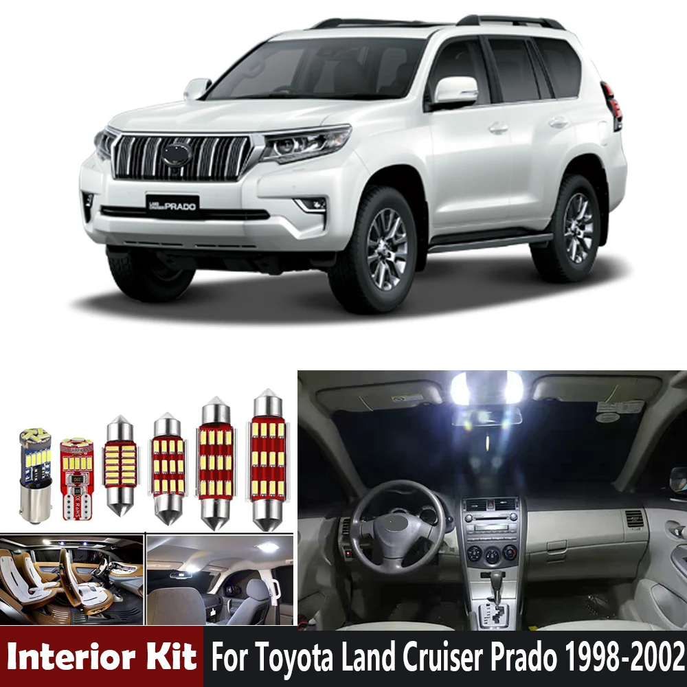 14PCs CANbus Error Free White For Toyota Land Cruiser Prado 1998-2002 Led Interior Light Kit Package Replace Led Bulbs
14PCs CANbus Error Free White For Toyota Land Cruiser Prado 1998-2002 Led Interior Light Kit Package Replace Led Bulbs