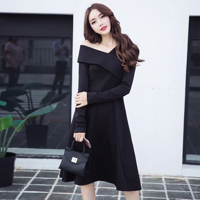 New Arrival Spring Asymmetrical V Neck Runway Dress Fashion Women Off One-Shoulder Long Sleeve Casual Elegant A-Line Dresses
New Arrival Spring Asymmetrical V Neck Runway Dress Fashion Women Off One-Shoulder Long Sleeve Casual Elegant A-Line Dresses