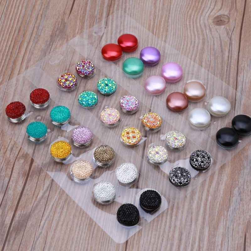 Pack of 12 Muslim Multi-Use Rhinestone Magnetic Scarf Brooch Round Hijab Pins Kit Magnetic Safety Pins Muslim Jewelry
Pack of 12 Muslim Multi-Use Rhinestone Magnetic Scarf Brooch Round Hijab Pins Kit Magnetic Safety Pins Muslim Jewelry