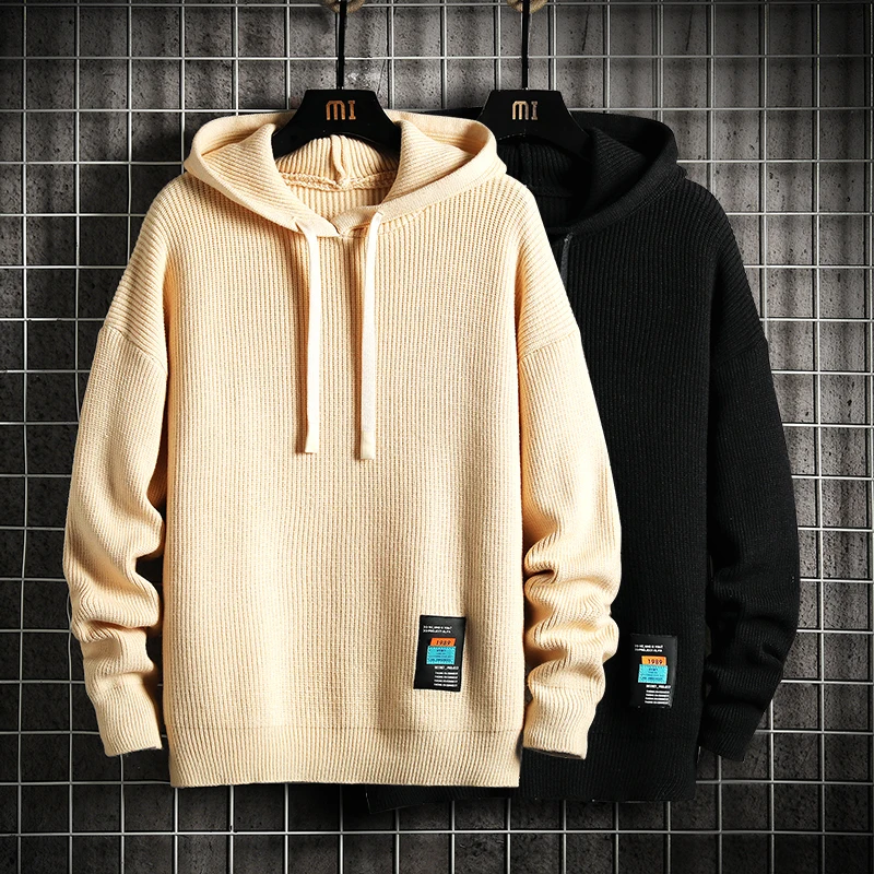 2021 New Sweaters Men'S Black With Hoodie Classic Long Sleeves Spring Autumn Winter Pullover Knitted O-Neck OverSize 5XL 6XL 7XL
2021 New Sweaters Men'S Black With Hoodie Classic Long Sleeves Spring Autumn Winter Pullover Knitted O-Neck OverSize 5XL 6XL 7XL