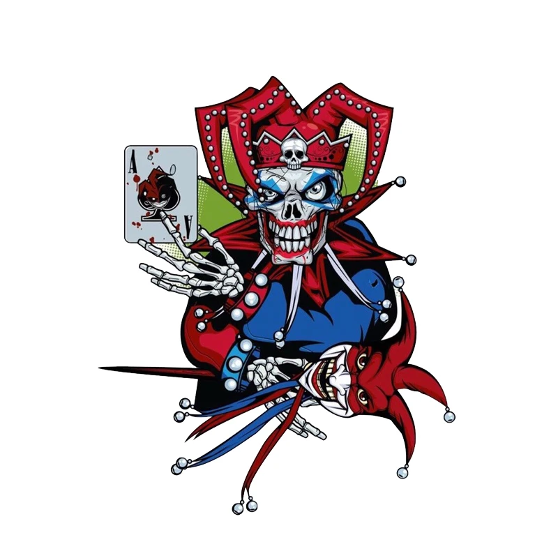 Funny Evil Jester Joker Decal PVC Motorcycle Car Sticker Waterproof and Scratch Resistant 17cm*14cm
Funny Evil Jester Joker Decal PVC Motorcycle Car Sticker Waterproof and Scratch Resistant 17cm*14cm