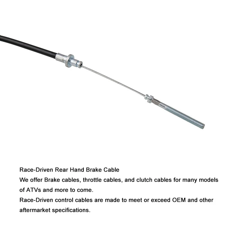 Replacement Control Cable for Rear Hand Brake for Yamaha Big Bear Kodiak Black Motorcycle Front
Replacement Control Cable for Rear Hand Brake for Yamaha Big Bear Kodiak Black Motorcycle Front