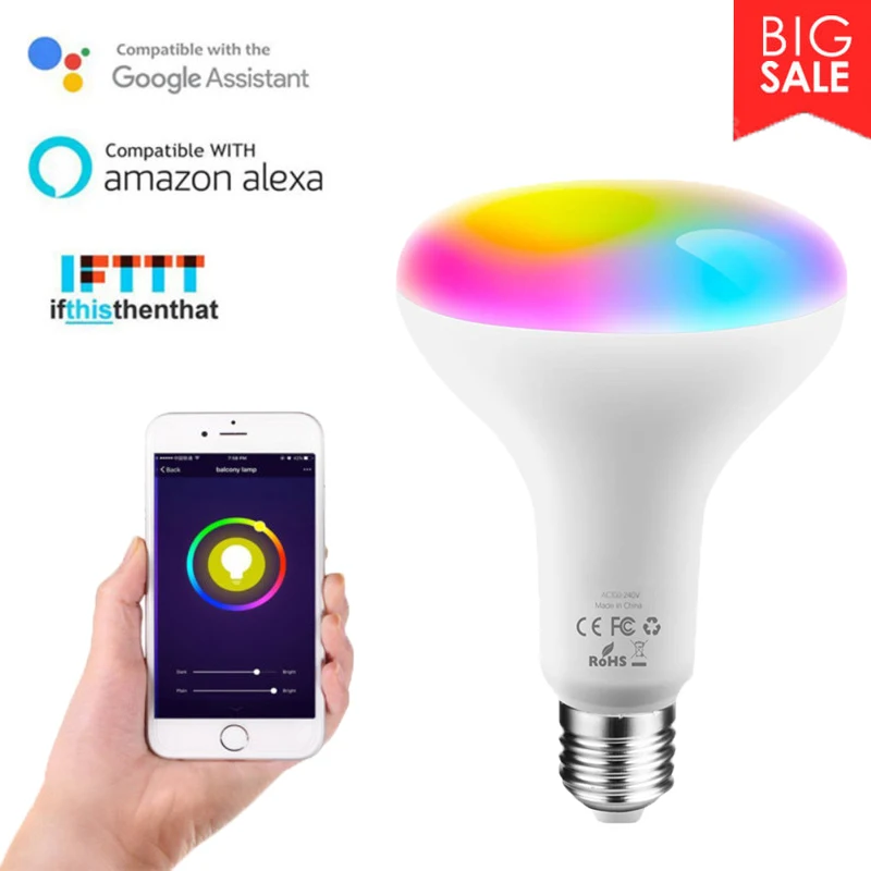 WIFI Voice Control LED Smart Light Bulb Smart Home Smart Life APP Remote Control Bulb For Alexa Google Home
WIFI Voice Control LED Smart Light Bulb Smart Home Smart Life APP Remote Control Bulb For Alexa Google Home
