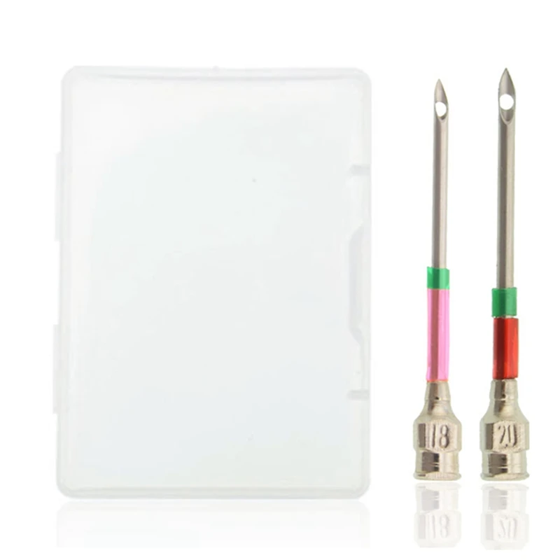 For DIY Cross Stich Embroidery Metal Embroidery Stitching Punch Needle 18# 20# Handmade Needlepoint Sewing Tool with Box 1pc
For DIY Cross Stich Embroidery Metal Embroidery Stitching Punch Needle 18# 20# Handmade Needlepoint Sewing Tool with Box 1pc