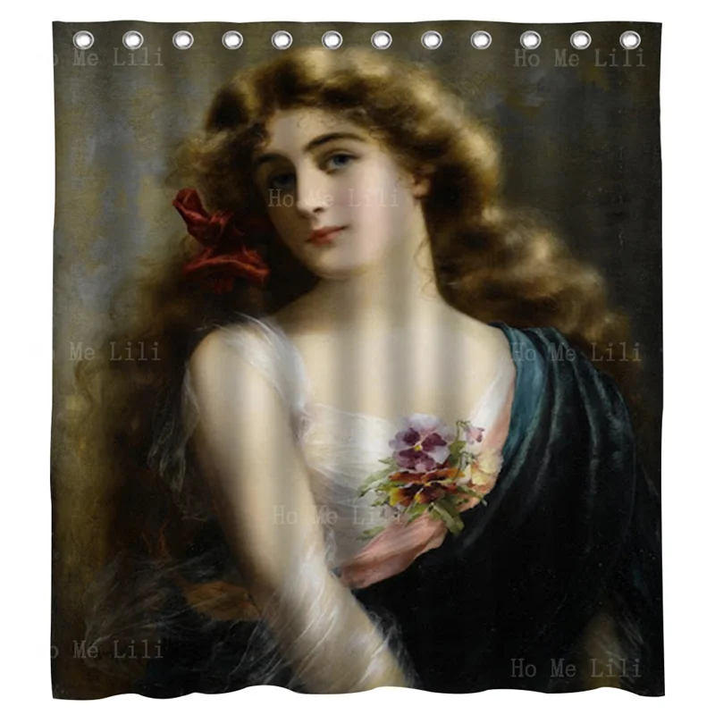 Auburn Beauty In A Mauve Dress European Court Paintings Of Female Figures Vintage Oil Painting Shower Curtain By Ho Me Lili
Auburn Beauty In A Mauve Dress European Court Paintings Of Female Figures Vintage Oil Painting Shower Curtain By Ho Me Lili
