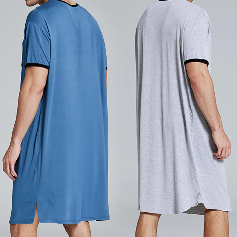 Summer 2021 thin Wish solid color T-shirt loose short-sleeved pyjamas for men's leisure home wear in Europe and Ame
Summer 2021 thin Wish solid color T-shirt loose short-sleeved pyjamas for men's leisure home wear in Europe and Ame