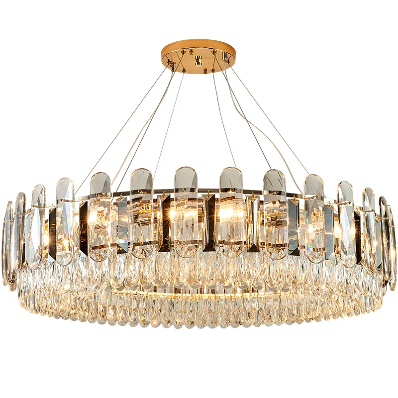 New Modern Luxury Chandeliers For Villa Hotel Lobby Round K9 Crystal Light Fixture Fashion Home Decor E14 LED Lamp Free Shipping
New Modern Luxury Chandeliers For Villa Hotel Lobby Round K9 Crystal Light Fixture Fashion Home Decor E14 LED Lamp Free Shipping