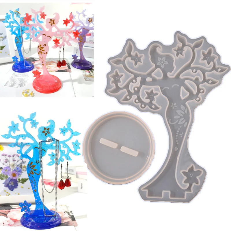 DIY Crystal Epoxy Resin Silicone Beauty Jewelry Holder Mould Jewelry Display Stand Swing Table Silicone Mould
DIY Crystal Epoxy Resin Silicone Beauty Jewelry Holder Mould Jewelry Display Stand Swing Table Silicone Mould