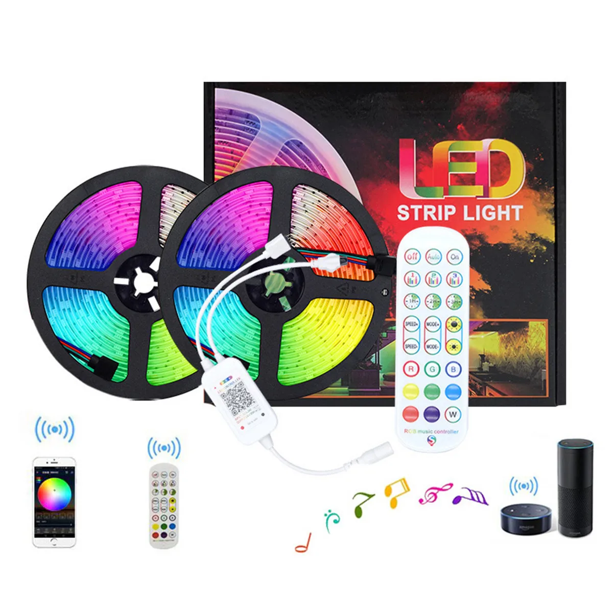 LED Strip Light Waterproof RGB LED Key Remote Control String Lights Night Lamp Lighting Room Home Decor
LED Strip Light Waterproof RGB LED Key Remote Control String Lights Night Lamp Lighting Room Home Decor
