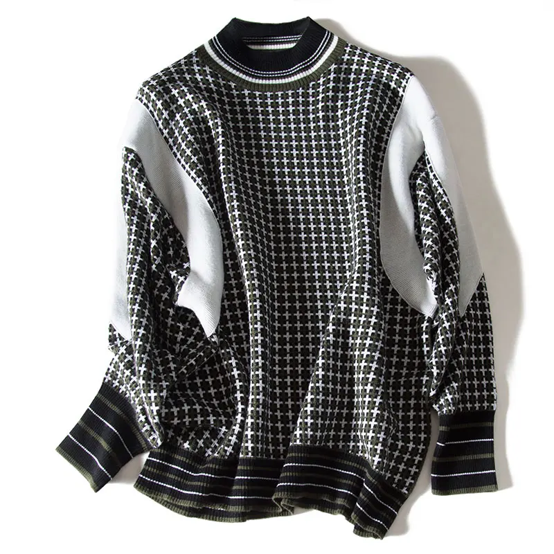 Spring/Autumn Streetwear Knitted Wool Hoodies Blend Plaid Free Shipping Clothes Women Oversized Sweatshirt
Spring/Autumn Streetwear Knitted Wool Hoodies Blend Plaid Free Shipping Clothes Women Oversized Sweatshirt