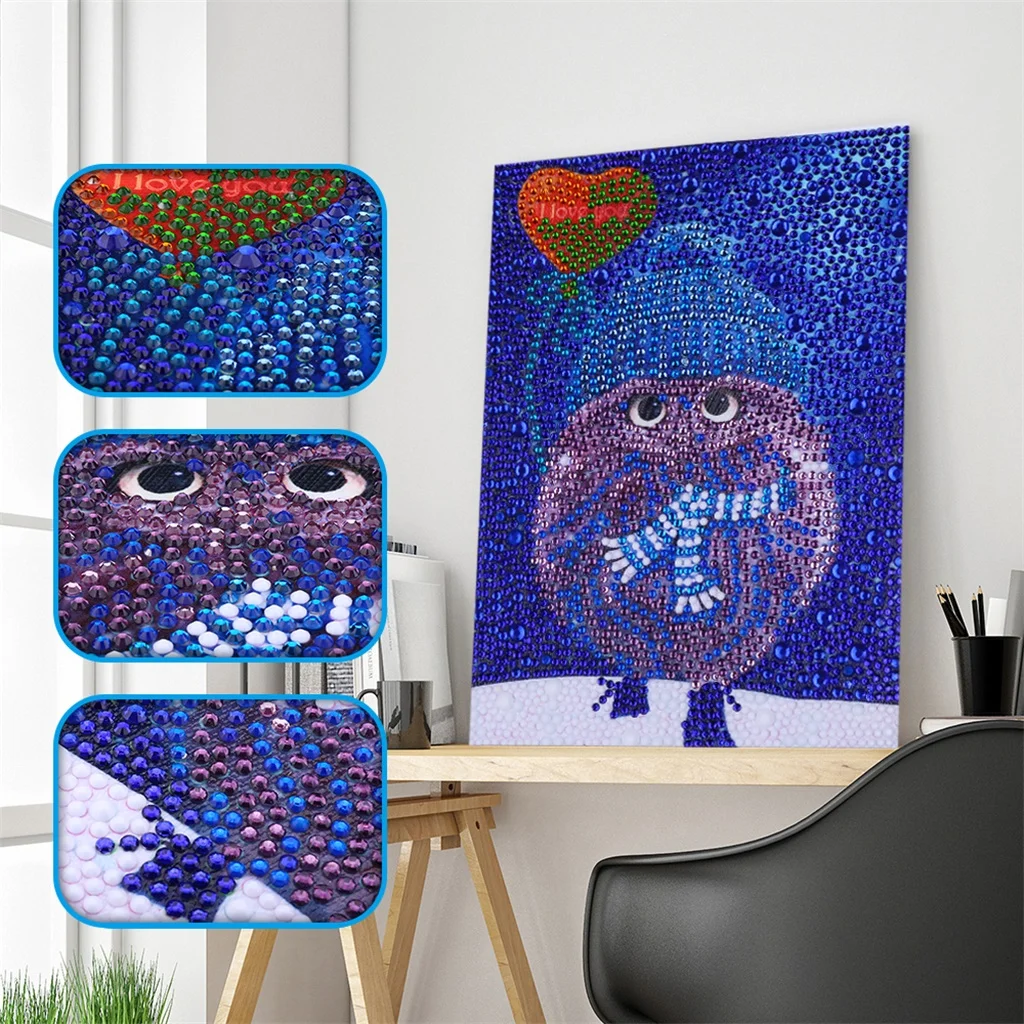 Owl Diamond Art Painting Kits Crystal Full Drill Mosaic Painting Home Room Decoration Arts and Crafts DIY Handmade Gift for Kids
Owl Diamond Art Painting Kits Crystal Full Drill Mosaic Painting Home Room Decoration Arts and Crafts DIY Handmade Gift for Kids