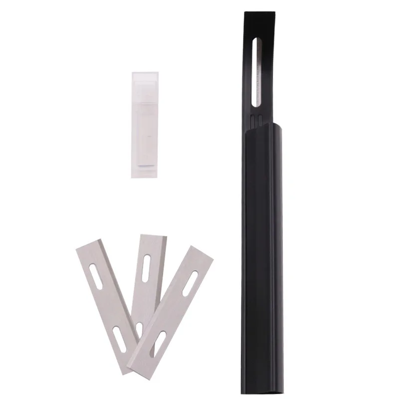 Stainless Steel Modern Safety Beveler Skiver Thinning Leather Craft Knife Blade DIY Stitching Tool for Home Handmade Accessories
Stainless Steel Modern Safety Beveler Skiver Thinning Leather Craft Knife Blade DIY Stitching Tool for Home Handmade Accessories