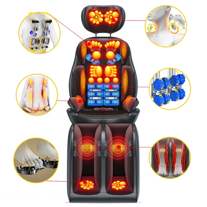 Multi-functional Massage Chair Home Pad Relief Cervical Neck Waist Shoulder Body Pain Massager Cushion Birthday Gift for Elder
Multi-functional Massage Chair Home Pad Relief Cervical Neck Waist Shoulder Body Pain Massager Cushion Birthday Gift for Elder