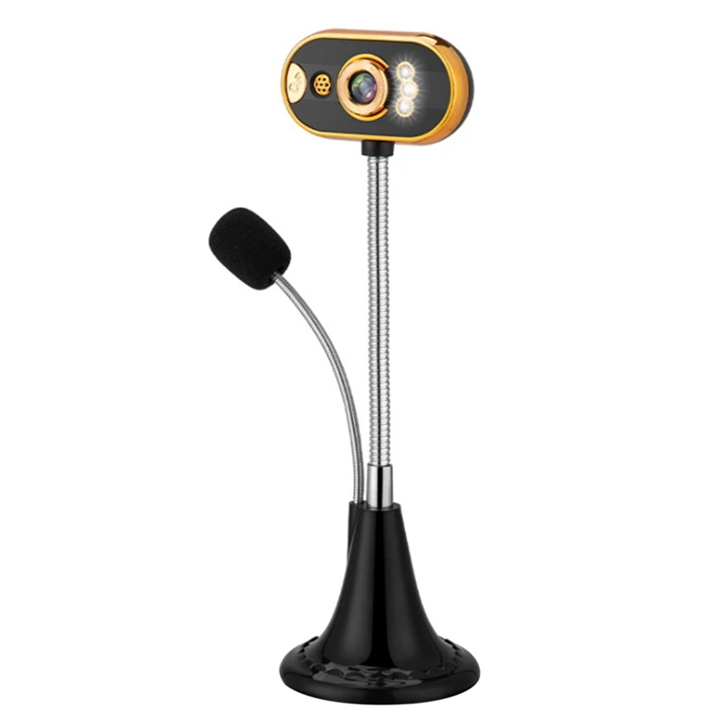 480P USB Plug-And-Play Webcam Is Compatible with Computer Desktops for Video Conferencing and Online Video Streaming 
480P USB Plug-And-Play Webcam Is Compatible with Computer Desktops for Video Conferencing and Online Video Streaming