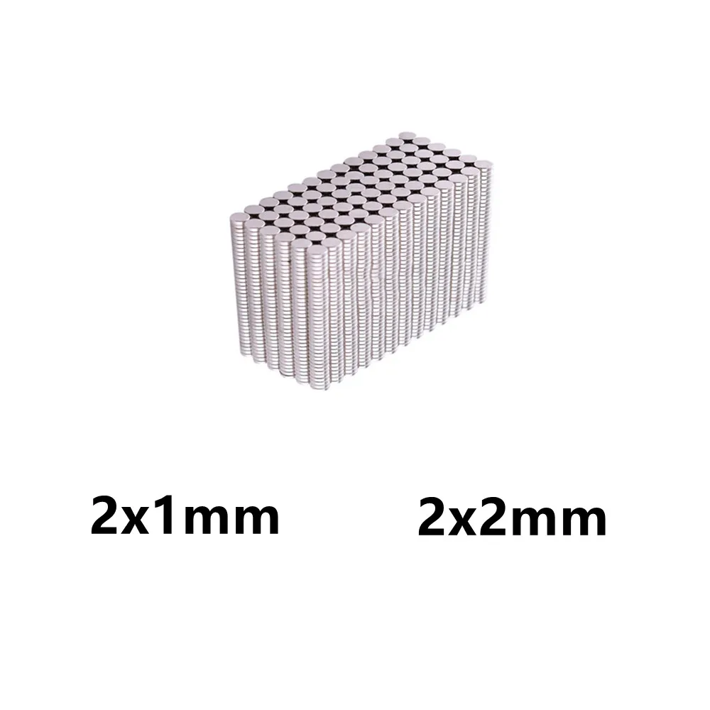 10 20 50 шт./лот NdFeB магнит 2*1 2*2 N35 дисковый 2x1 2x2 круглые магниты для динамиков 2 мм x 1 |