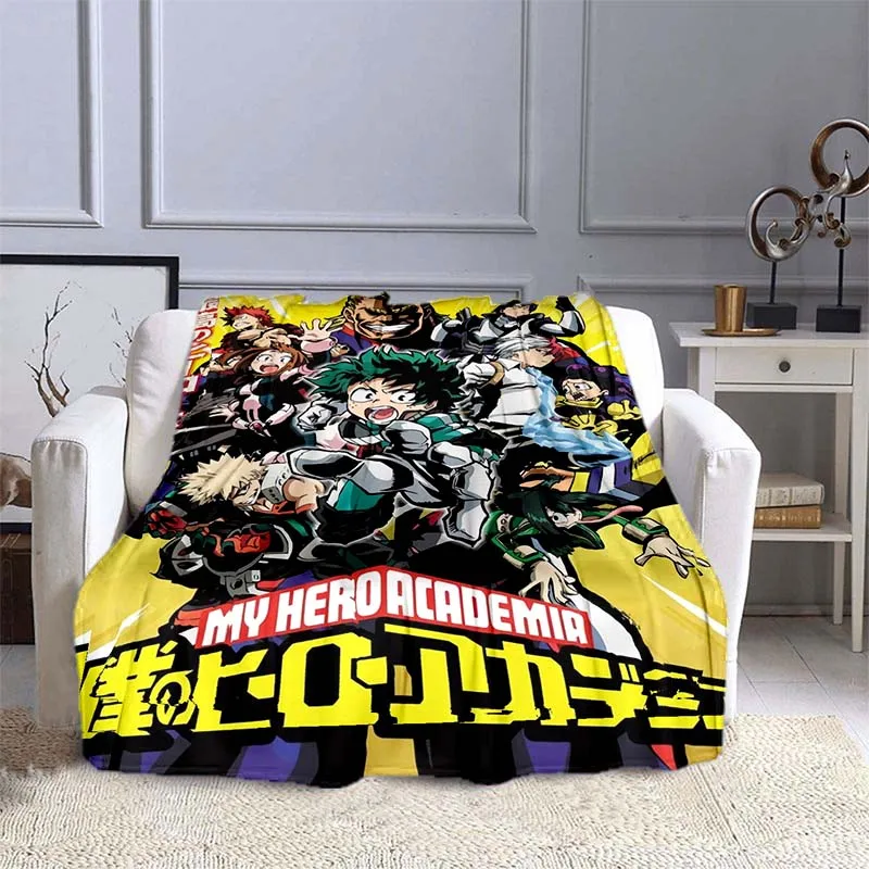 Anime Cartoon My Hero Academia 3D Blanket for Beds Hiking Picnic Thick Quilt Fashionable Bedspread Flannel Throw Blanket
Anime Cartoon My Hero Academia 3D Blanket for Beds Hiking Picnic Thick Quilt Fashionable Bedspread Flannel Throw Blanket