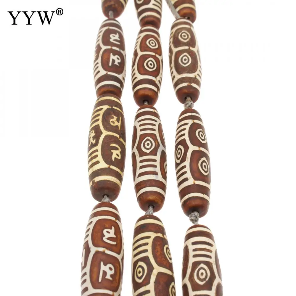 6PCs/Strand Ellipse 50mm Natural Tibetan Agated Dzi Beads Vintage Loose Stone Beads for DIY Bracelet Necklace Jewelry Making
6PCs/Strand Ellipse 50mm Natural Tibetan Agated Dzi Beads Vintage Loose Stone Beads for DIY Bracelet Necklace Jewelry Making
