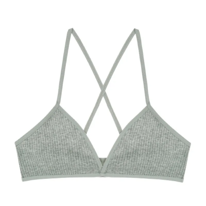 Maison Gabrielle Women Wireless Bralette Single Layer Cotton Triangle Cup Underwear Non-Adjustable Strap Bra Lingerie Everyday
Maison Gabrielle Women Wireless Bralette Single Layer Cotton Triangle Cup Underwear Non-Adjustable Strap Bra Lingerie Everyday