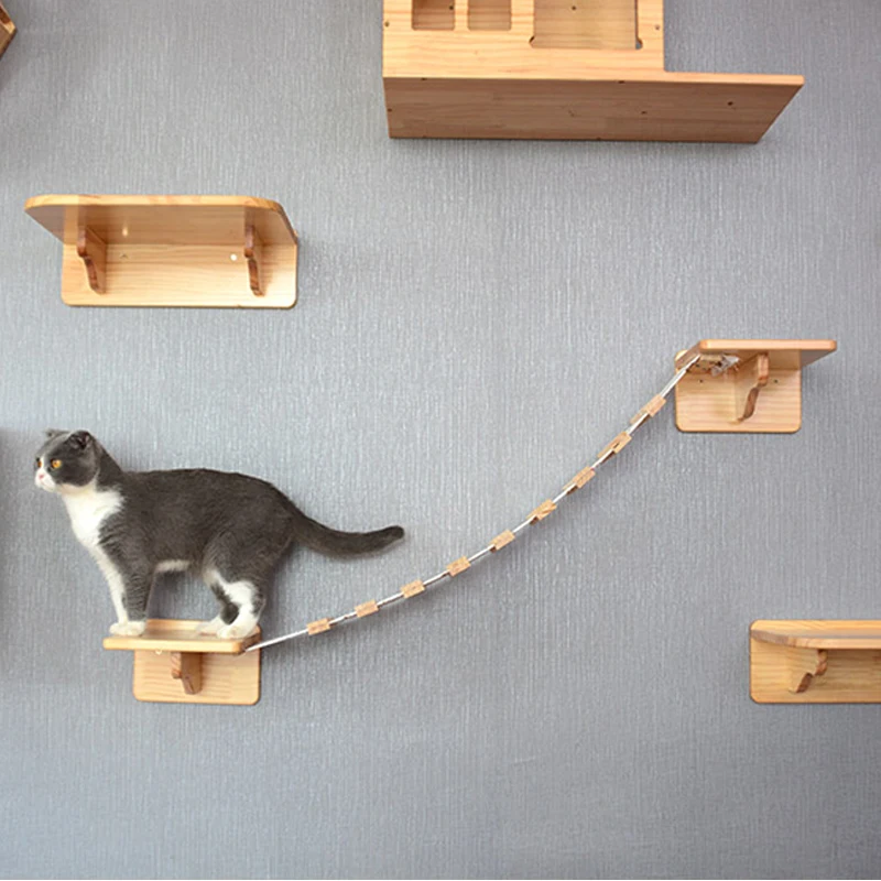 Wall-mounted Cat Climbing Frame Cat Tree Bed Space Capsule Roped Cat Bridge House Cave Sisal Scratching Post Pet Furniture
Wall-mounted Cat Climbing Frame Cat Tree Bed Space Capsule Roped Cat Bridge House Cave Sisal Scratching Post Pet Furniture