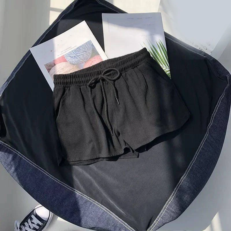 Cotton Lace Up Elastic High Waist Shorts Women Plus Size Wide Leg Sports Shorts Female Summer Loose Solid Fashion Lady Bottoms
Cotton Lace Up Elastic High Waist Shorts Women Plus Size Wide Leg Sports Shorts Female Summer Loose Solid Fashion Lady Bottoms