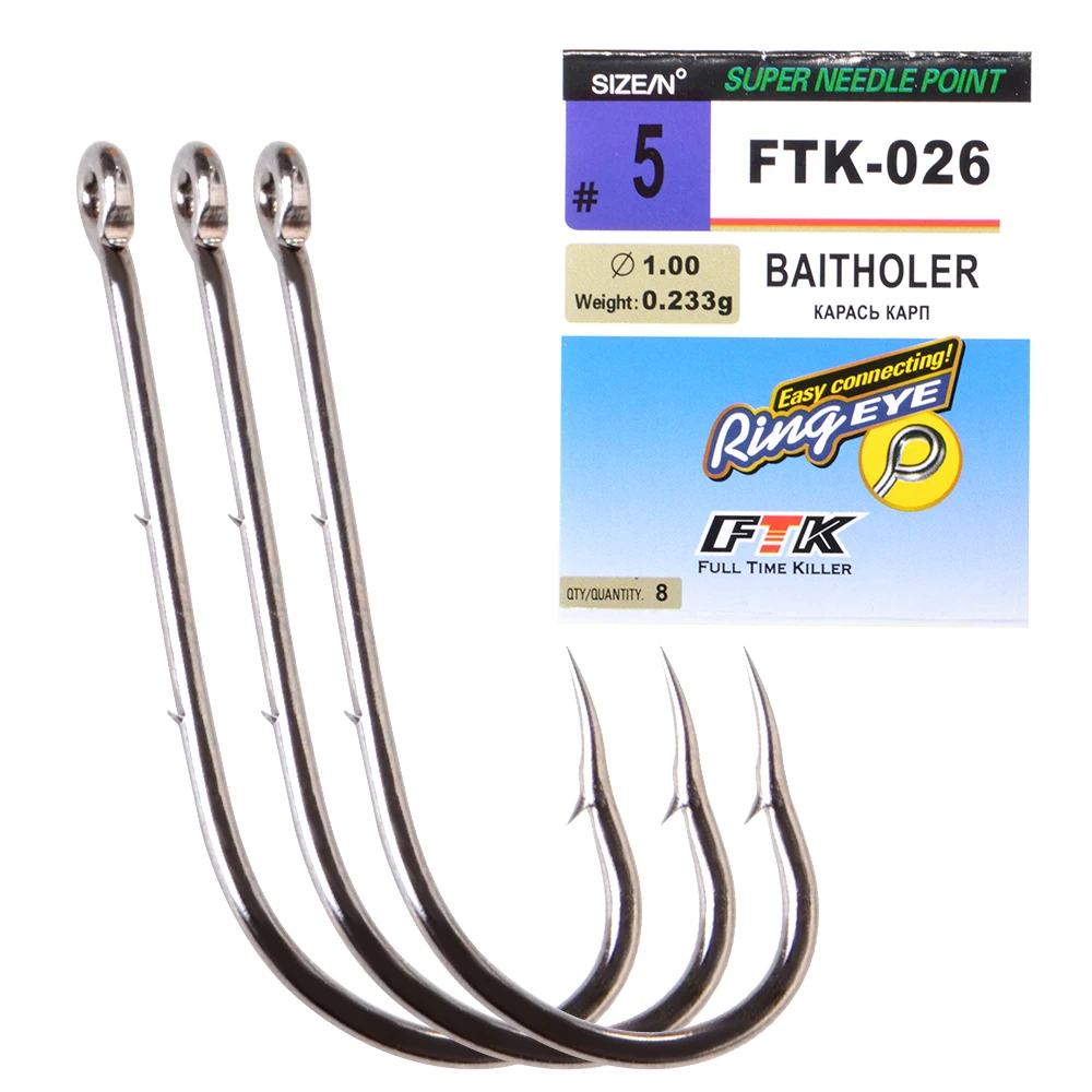 8 PCS/Pack Barbed Sharp Single Hook Long Handle High Carbon Steel Sharp Straight Eye Tide Hook Sea Silver Hook Fishing Tackle
8 PCS/Pack Barbed Sharp Single Hook Long Handle High Carbon Steel Sharp Straight Eye Tide Hook Sea Silver Hook Fishing Tackle