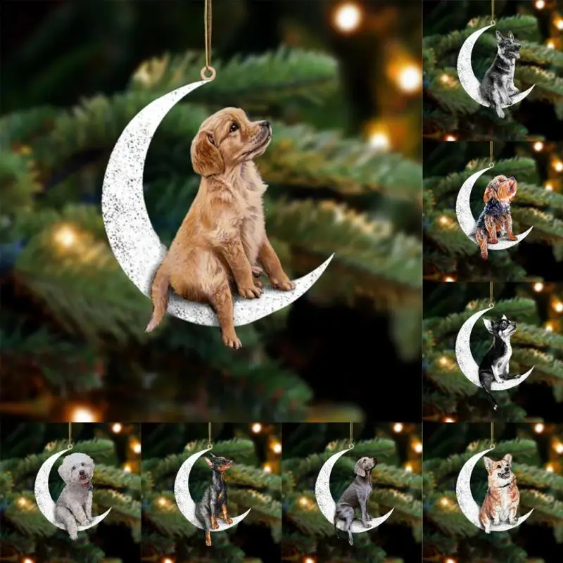 Teddy Puppy Pendant Acrylic Puppy Hanging Pendant Moon Dog Ornaments Arts Crafts Christmas Decorations Home Decor Accessories
Teddy Puppy Pendant Acrylic Puppy Hanging Pendant Moon Dog Ornaments Arts Crafts Christmas Decorations Home Decor Accessories