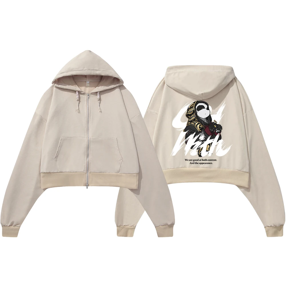 Women Sweatshirts Autumn Oversized Chinese Street Fashion Woman Crop Hoodies Full Sleeve Hoody with Zip Cotton Print Sweatsuits
Women Sweatshirts Autumn Oversized Chinese Street Fashion Woman Crop Hoodies Full Sleeve Hoody with Zip Cotton Print Sweatsuits
