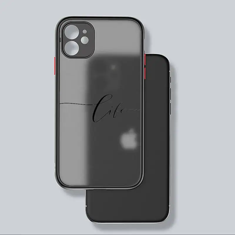 Love Heart Letter Phone Case black matte transparent For iPhone 7 8 x xs xr 11 12 pro plus mini max Clear Funda
Love Heart Letter Phone Case black matte transparent For iPhone 7 8 x xs xr 11 12 pro plus mini max Clear Funda