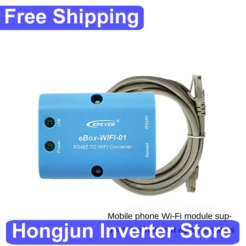 Epever EBox-WIFI-01 5vdc Солнечный WIFI Серийный Сервер мобильный телефон Беспроводное приложение
Epever EBox-WIFI-01 5vdc Солнечный WIFI Серийный Сервер мобильный телефон Беспроводное приложение