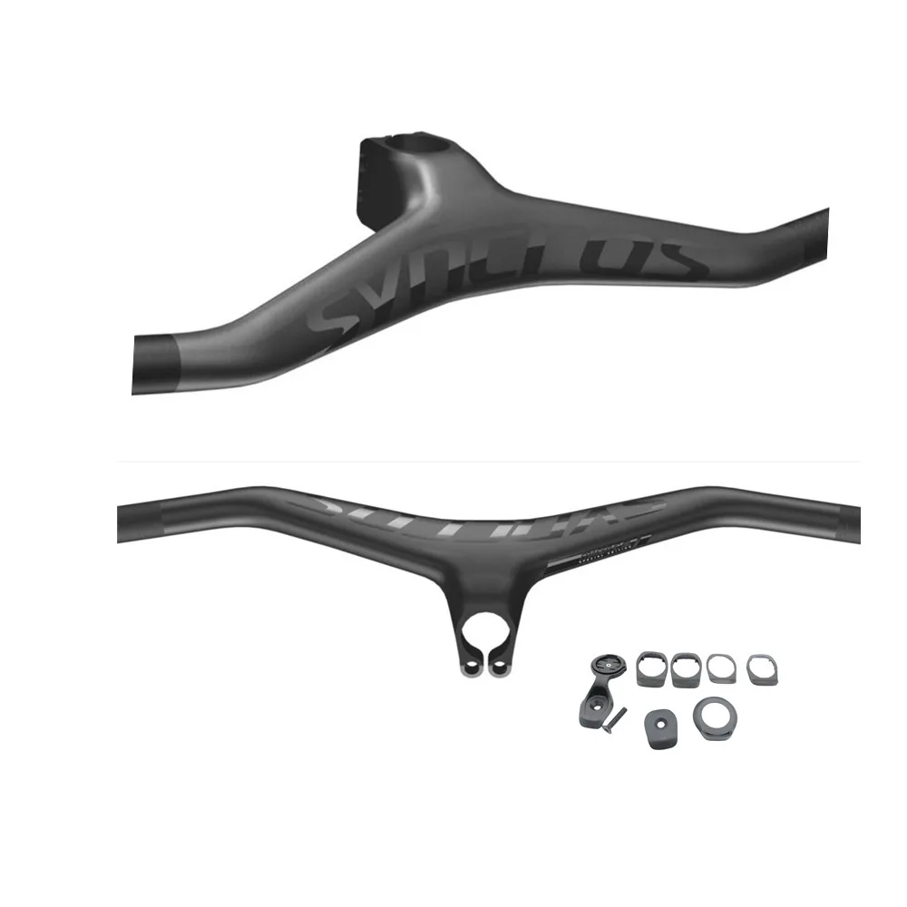 

MTB Full Carbon 60/70/80/90/100/110mm Fibre Bicycle Handlebar And Stem Integratived angle 25