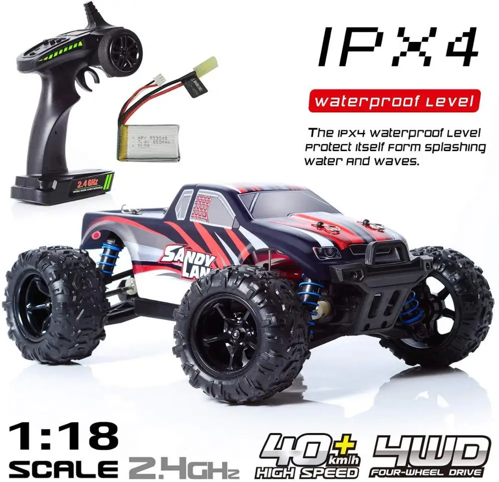 Радиоуправляемый внедорожник LeadingStar 9300, масштаб 1:18, 2,4 ГГц, 4WD, 30 + миль/ч
Радиоуправляемый внедорожник LeadingStar 9300, масштаб 1:18, 2,4 ГГц, 4WD, 30 + миль/ч
