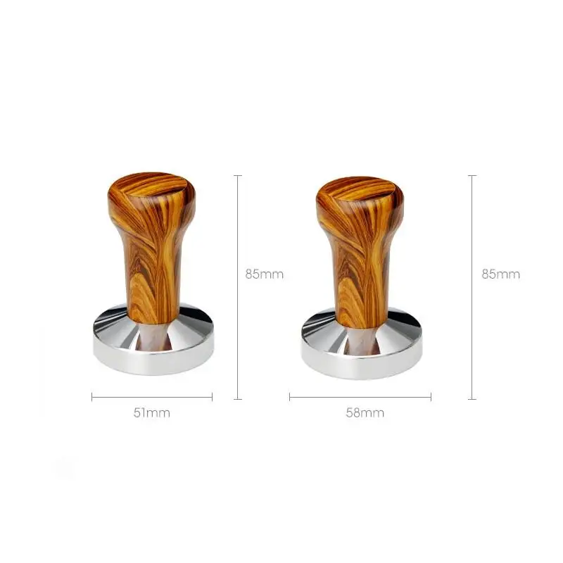 Food Grade 51/58mm Coffee Tamper Wooden Handle Barista Espresso Maker Grinder Handmade High Quality Supplies Hot Sale 
Food Grade 51/58mm Coffee Tamper Wooden Handle Barista Espresso Maker Grinder Handmade High Quality Supplies Hot Sale