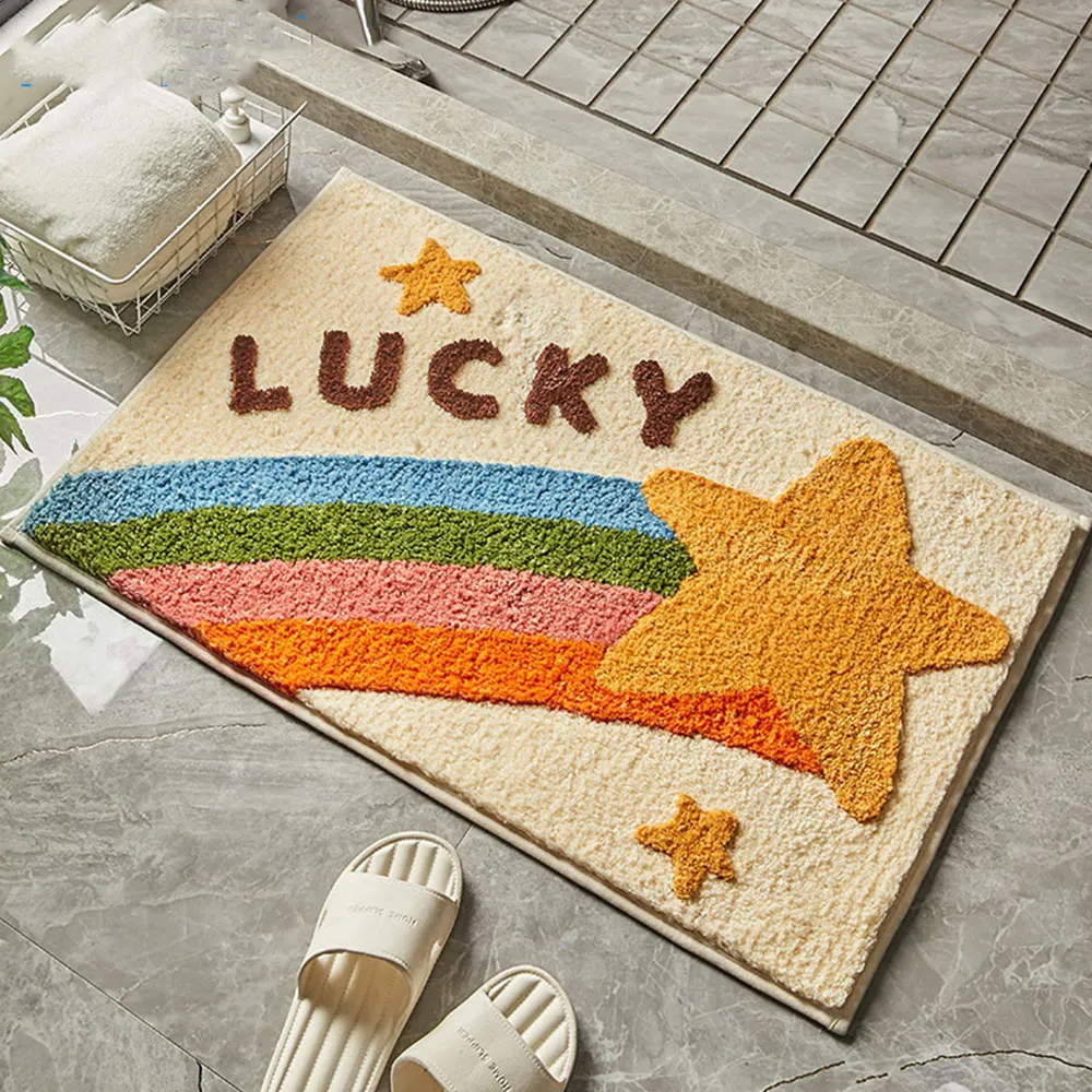 Cartoon Fluffy Doormat Polar Fleece Non-slip Toilet Rugs Thickening Outdoor Kitchen Mat Home Decor Carpet
Cartoon Fluffy Doormat Polar Fleece Non-slip Toilet Rugs Thickening Outdoor Kitchen Mat Home Decor Carpet