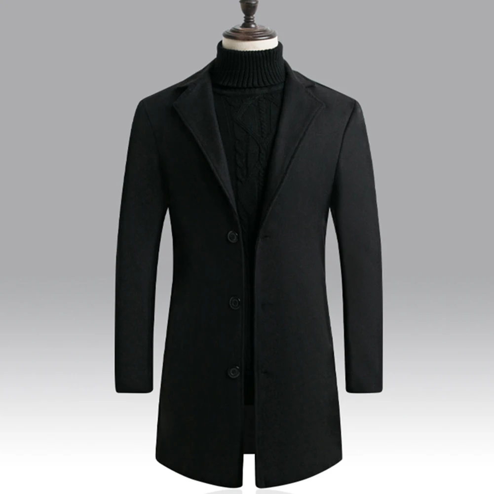 jacket men's Winter Solid Color Single Breasted Lapel Long Coat Jacket Overcoat Casual Winter Men Coats Comfortable Male Outwear
jacket men's Winter Solid Color Single Breasted Lapel Long Coat Jacket Overcoat Casual Winter Men Coats Comfortable Male Outwear