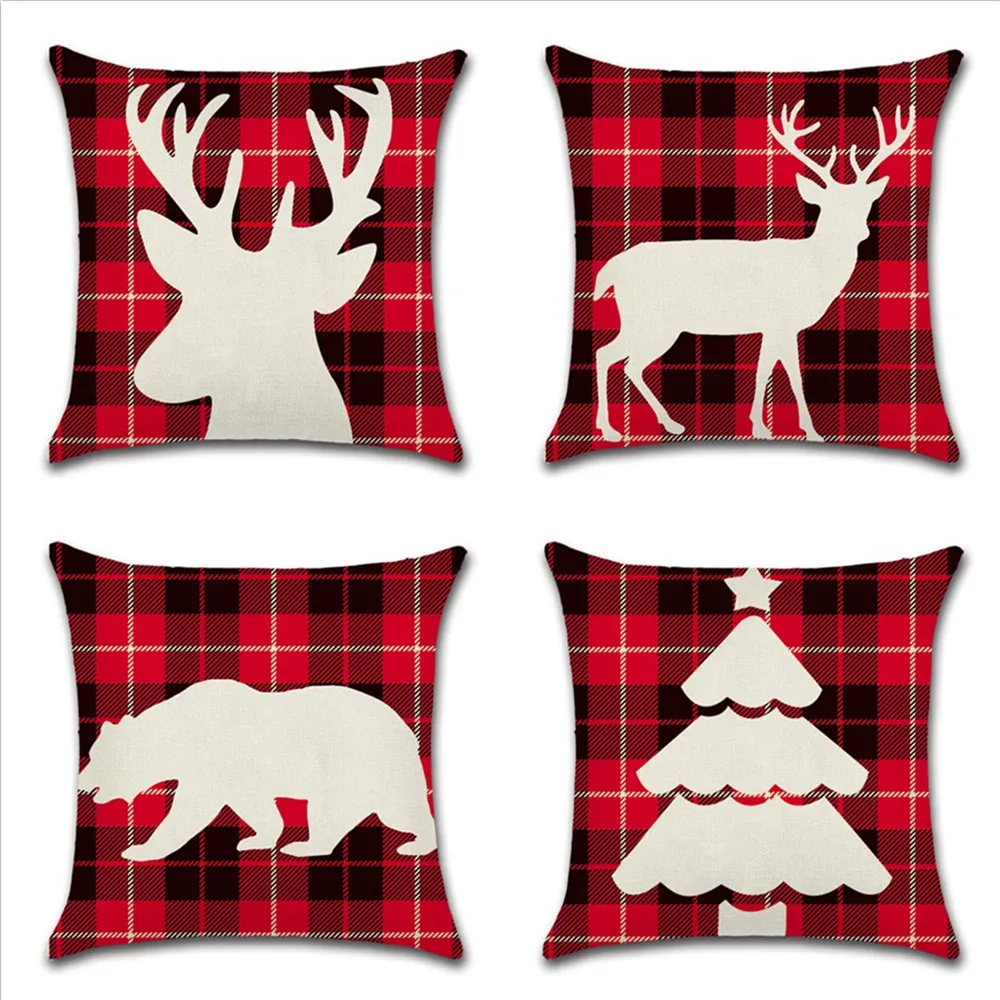 Christmas lattice series tree deer bear Printing Pillow Case Home Decoration Linen Sofa Pillow Cover Car Cushion Cover 45cm*45cm
Christmas lattice series tree deer bear Printing Pillow Case Home Decoration Linen Sofa Pillow Cover Car Cushion Cover 45cm*45cm