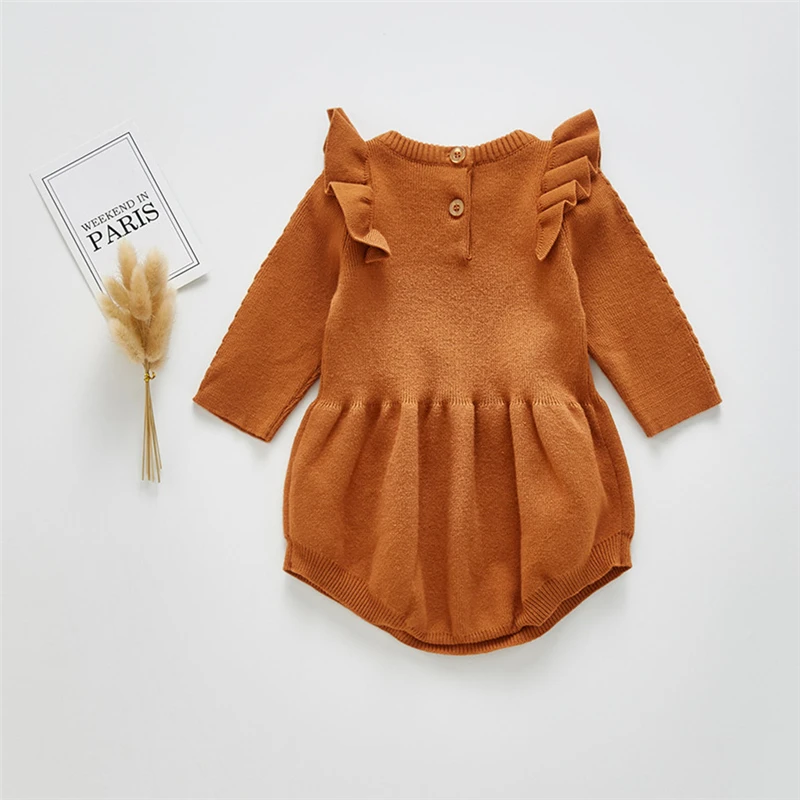Newborn Baby Girls Boys Knitted Romper Baby Clothes Cotton Woolen Baby Rompers Ruffle Infant Baby Boys Jumpsuit
Newborn Baby Girls Boys Knitted Romper Baby Clothes Cotton Woolen Baby Rompers Ruffle Infant Baby Boys Jumpsuit