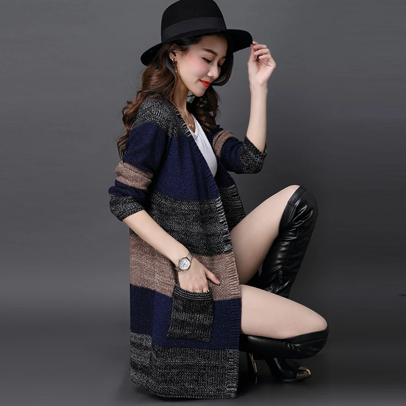 Leisure Autumn Winter Long 2020 Cardigan Sweater Fashion Women Long Sleeve Loose Knitting Cardigan Sweater Women Knitted Coats
Leisure Autumn Winter Long 2020 Cardigan Sweater Fashion Women Long Sleeve Loose Knitting Cardigan Sweater Women Knitted Coats