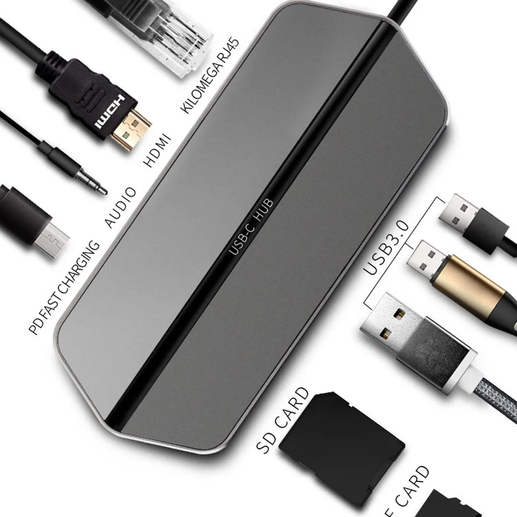 OMESHIN Ugreen USB HUB C to Multi 3 0 HDMI адаптер док-станция для MacBook Pro USB-C type 1 Splitter порта |