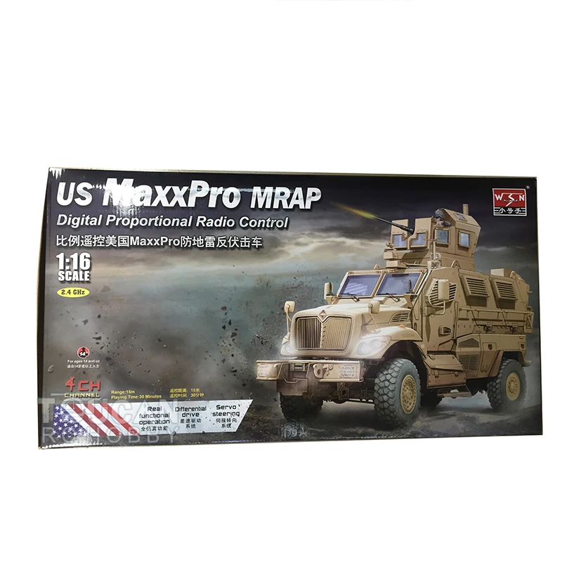 В наличии на складе в США модель Trumpeter WSN 1/16 RC US MaxxPro MRAP военный автомобиль 00815 радио со звуковой подсветкой
В наличии на складе в США модель Trumpeter WSN 1/16 RC US MaxxPro MRAP военный автомобиль 00815 радио со звуковой подсветкой